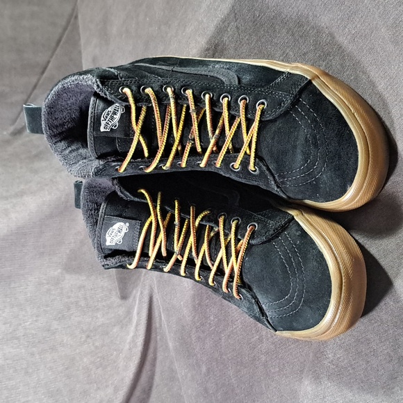 Vans Shoes Vans Sk8hi Mte Black Gum Lace Up Suede Scotchgard